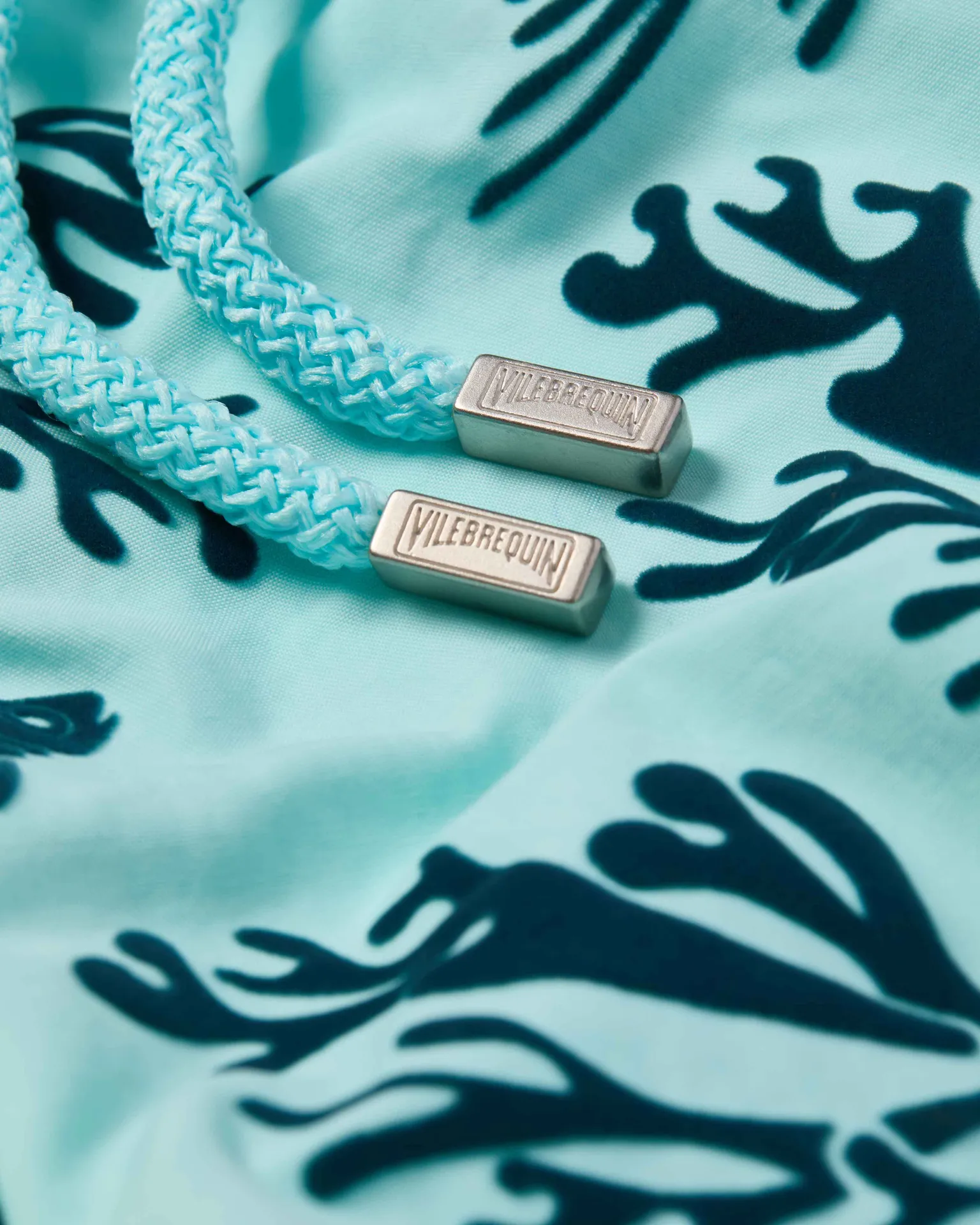 Vilebrequin - Beflockte Coral Mandala Badeshorts Für Herren - Bademode - Moorea - Blau - Größe L – Bild 5