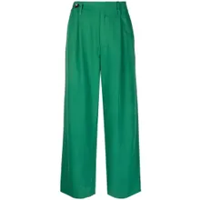Proenza Schouler - Drapey Suiting Wide Leg Pant - Größe 10 - grün Proenza Schouler - Drapey Suiting Wide Leg Pant - Größe 10 - grün