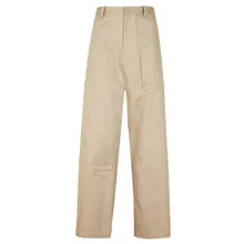 Yohji Yamamoto - Wide-Leg Pants With High Waist And Utility Pockets - Größe 1 - beige Yohji Yamamoto - Wide-Leg Pants With High Waist And Utility Pockets - Größe 1 - beige