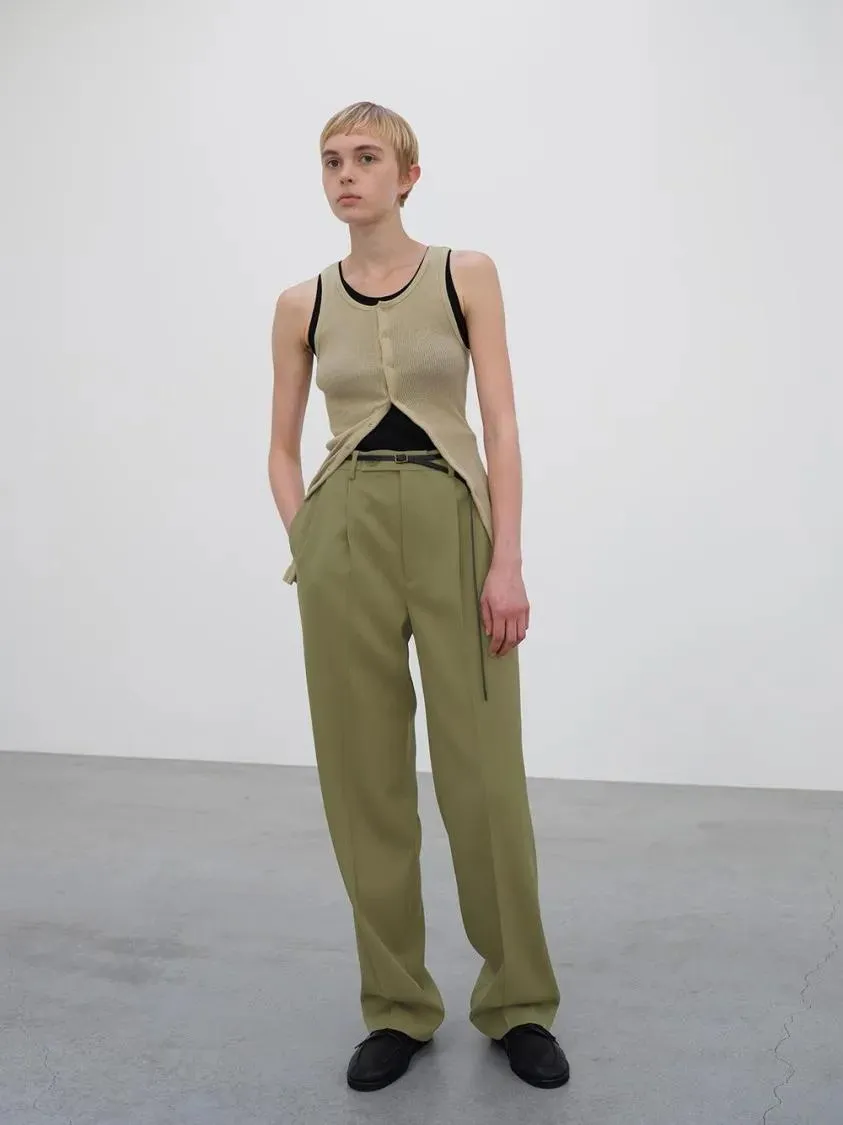 AURALEE - Wool Trousers - Größe 2 - grün