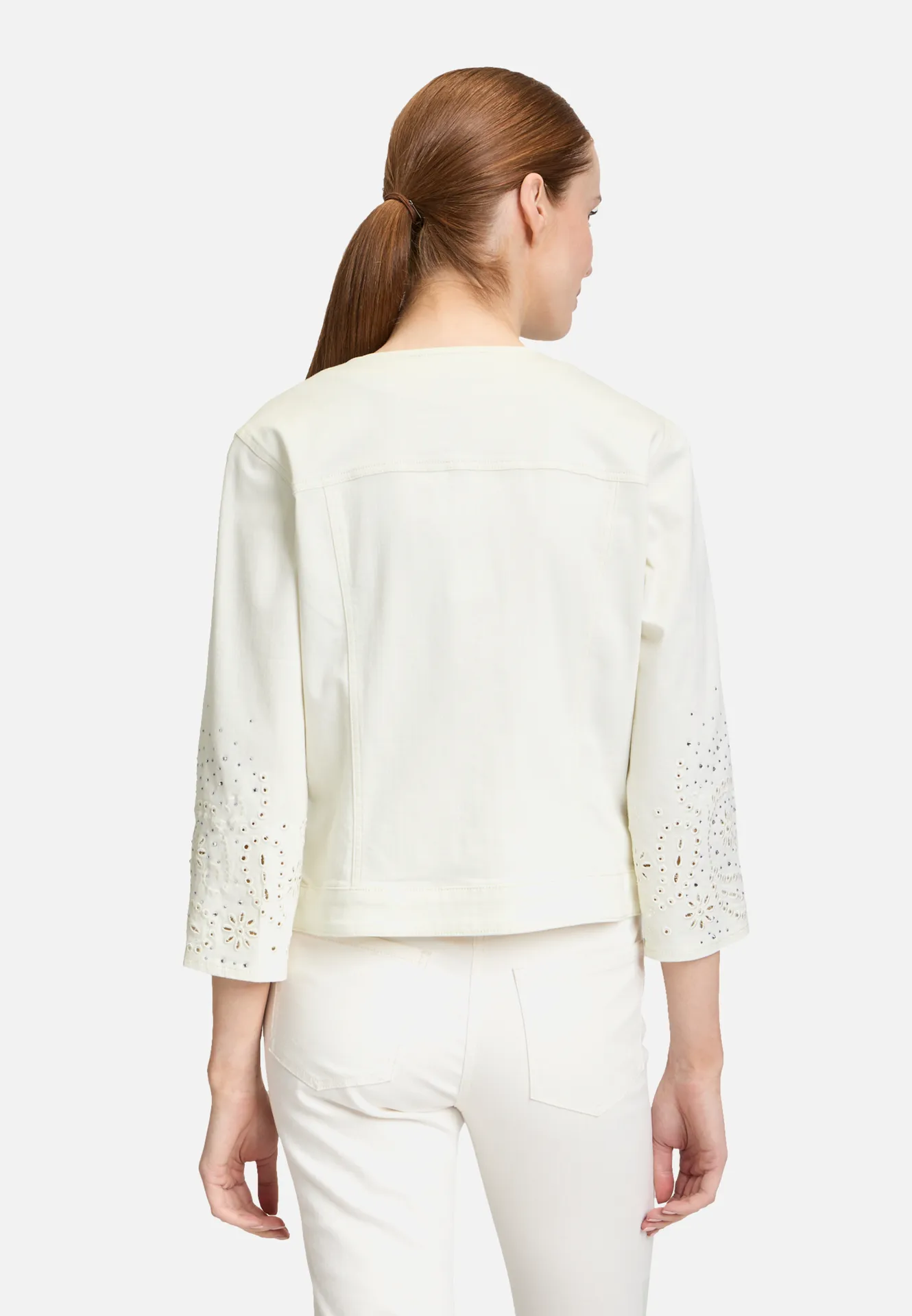 Jeansjacke mit 3/4 Arm Jeansjacke mit 3/4 Arm