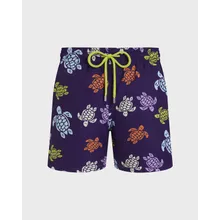 Vilebrequin - Ultraleichte Und Verstaubare Tortues Multicolores Badeshorts Mit Mikroperforation Für Herren - Bademode - Mahina - Violett - Größe XXL Vilebrequin - Ultraleichte Und Verstaubare Tortues Multicolores Badeshorts Mit Mikroperforation Für Herren - Bademode - Mahina - Violett - Größe XXL