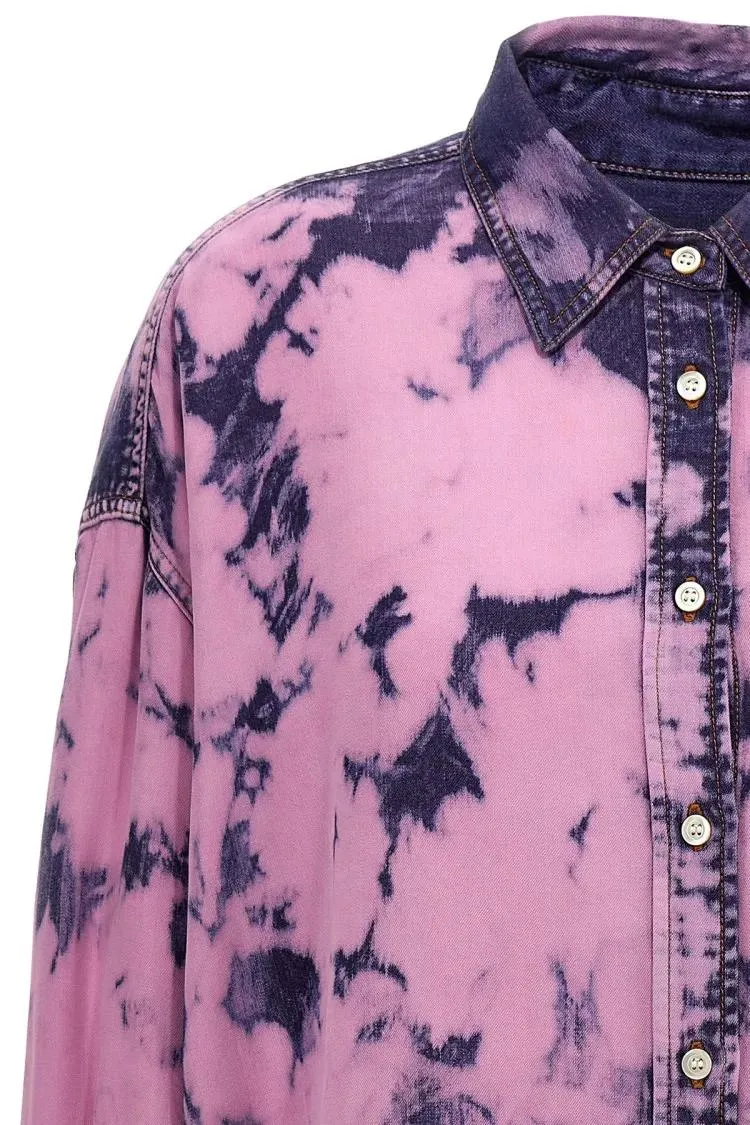Darkpark - Camicia 'Jaqueline Oversize Fluid' - Größe XS - pink – Bild 3