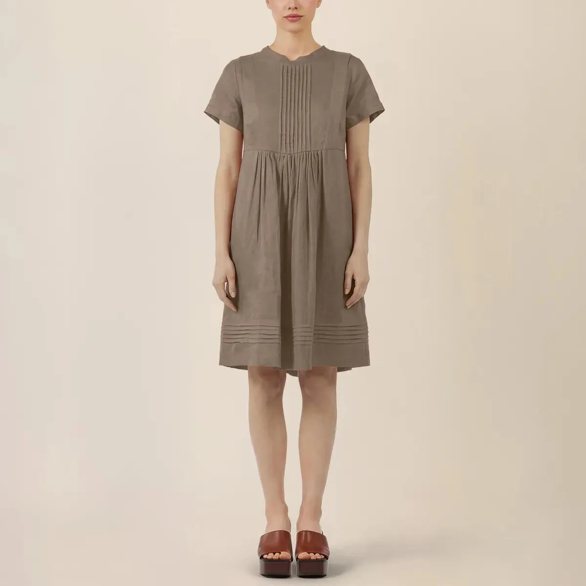 Apart - Kleid - Größe 34 - beige – Bild 4