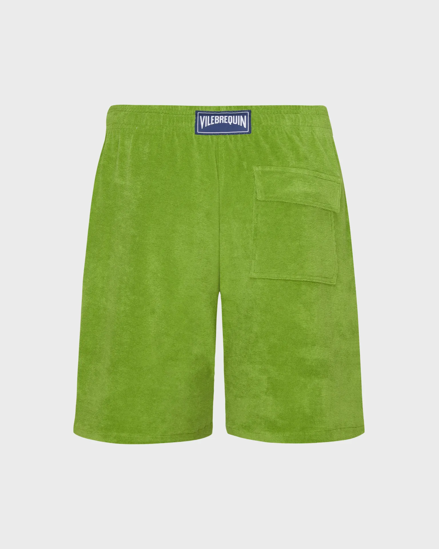 Vilebrequin - Solid Unisex-bermudashorts Aus Frottee - Bermuda - Bolide - Grün - Größe XXL – Bild 2