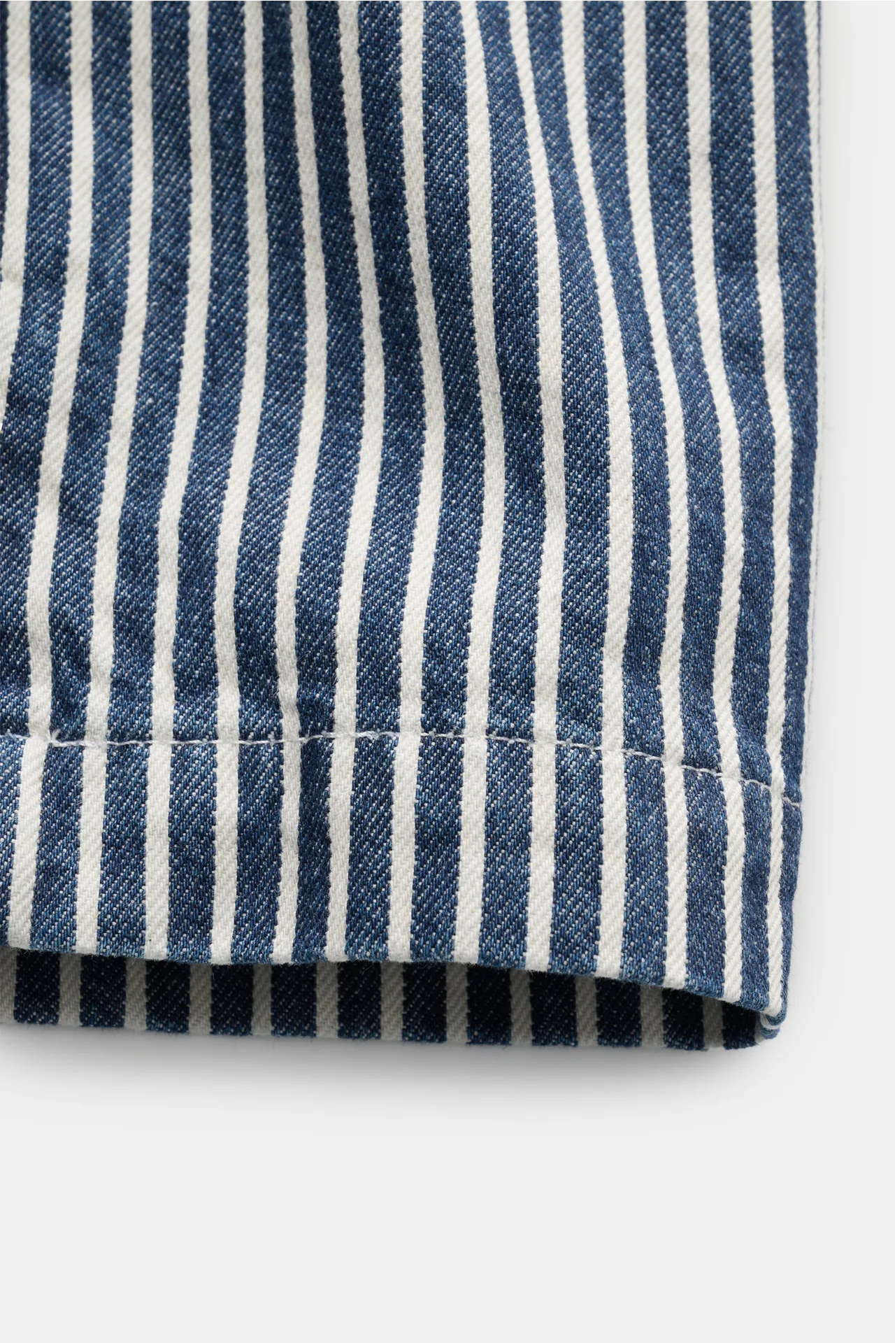 A.P.C. - Herren - Jeansjacke 'Raphael' blau/offwhite gestreift – Bild 5