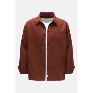 A.P.C. - Herren - Overshirt %27Graham%27 rotbraun A.P.C. - Herren - Overshirt %27Graham%27 rotbraun
