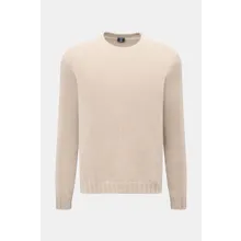 Fedeli - Herren - Cashmere Rundhalspullover %27Argentina%27 sand Fedeli - Herren - Cashmere Rundhalspullover %27Argentina%27 sand