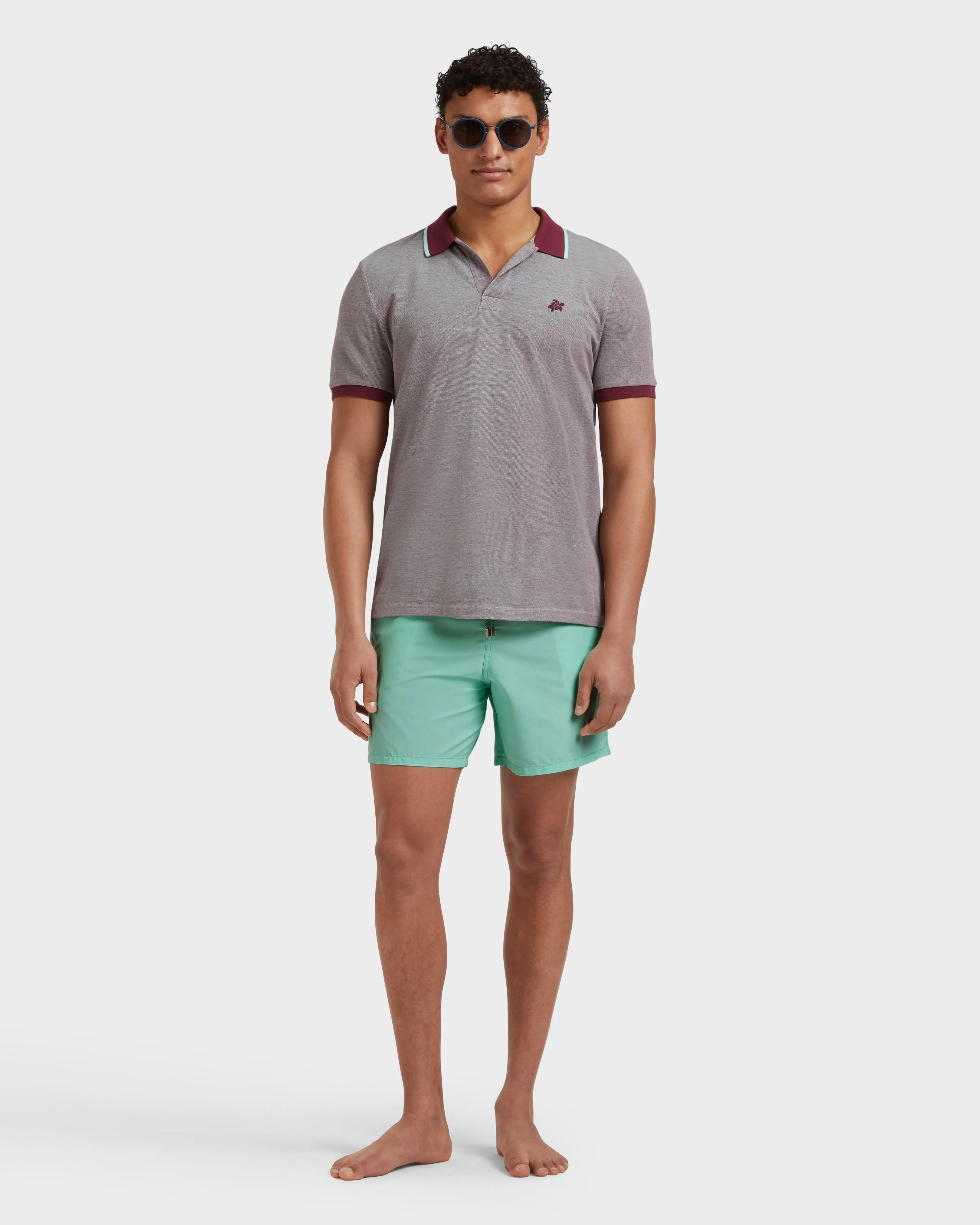 Vilebrequin - Solid Badeshorts Für Herren - Bademode - Moorea - Grün - Größe S – Bild 6