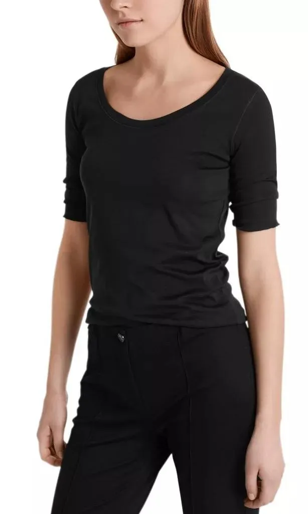Marc Cain - T-Shirt - Größe 38 - schwarz – Bild 4