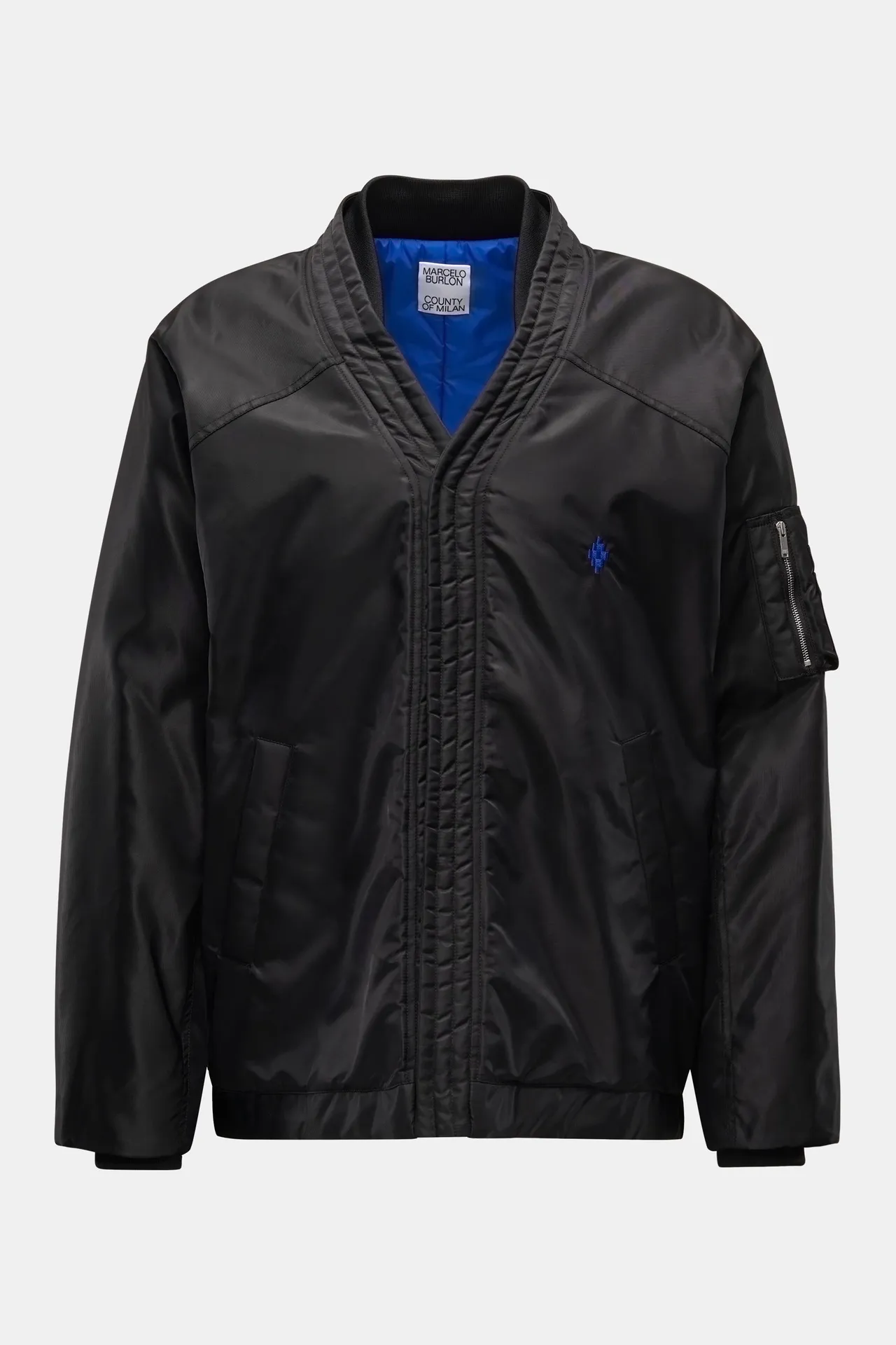 Marcelo Burlon - Herren - Jacke %27Cross Kimono Bomber%27 schwarz Marcelo Burlon - Herren - Jacke %27Cross Kimono Bomber%27 schwarz