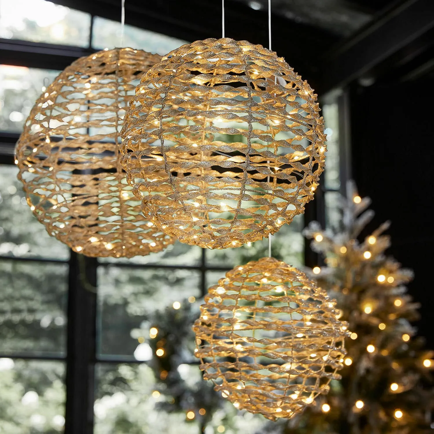 LED-Kugel 3er Set Thalindra – Bild 4