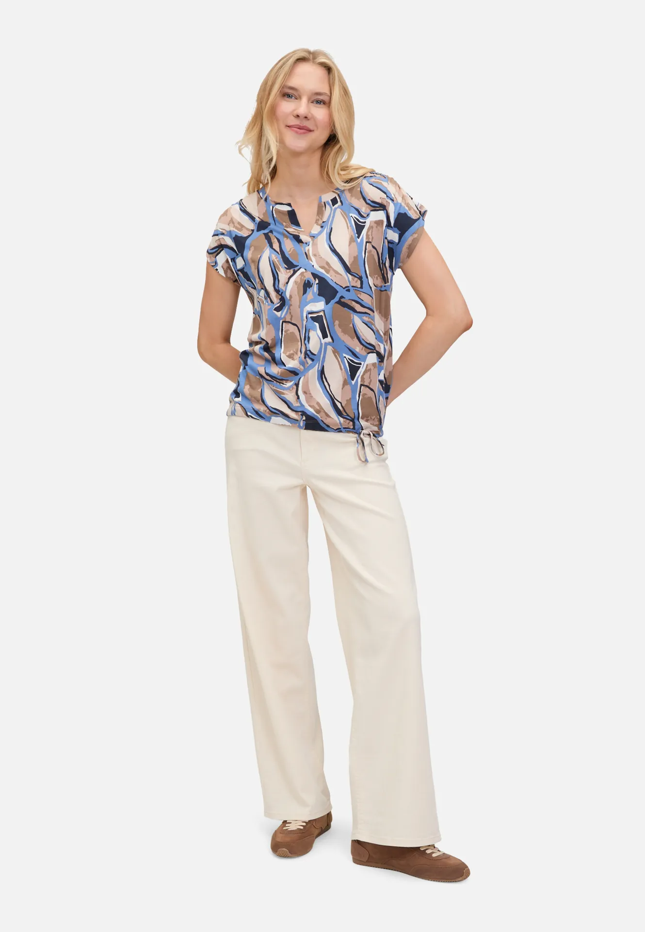 Casual-Shirt mit Tunnelzug