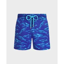 Vilebrequin - Ultraleichte Und Verstaubare Sparkling Whales Badeshorts Für Herren - Bademode - Mahina - Blau - Größe XXL Vilebrequin - Ultraleichte Und Verstaubare Sparkling Whales Badeshorts Für Herren - Bademode - Mahina - Blau - Größe XXL