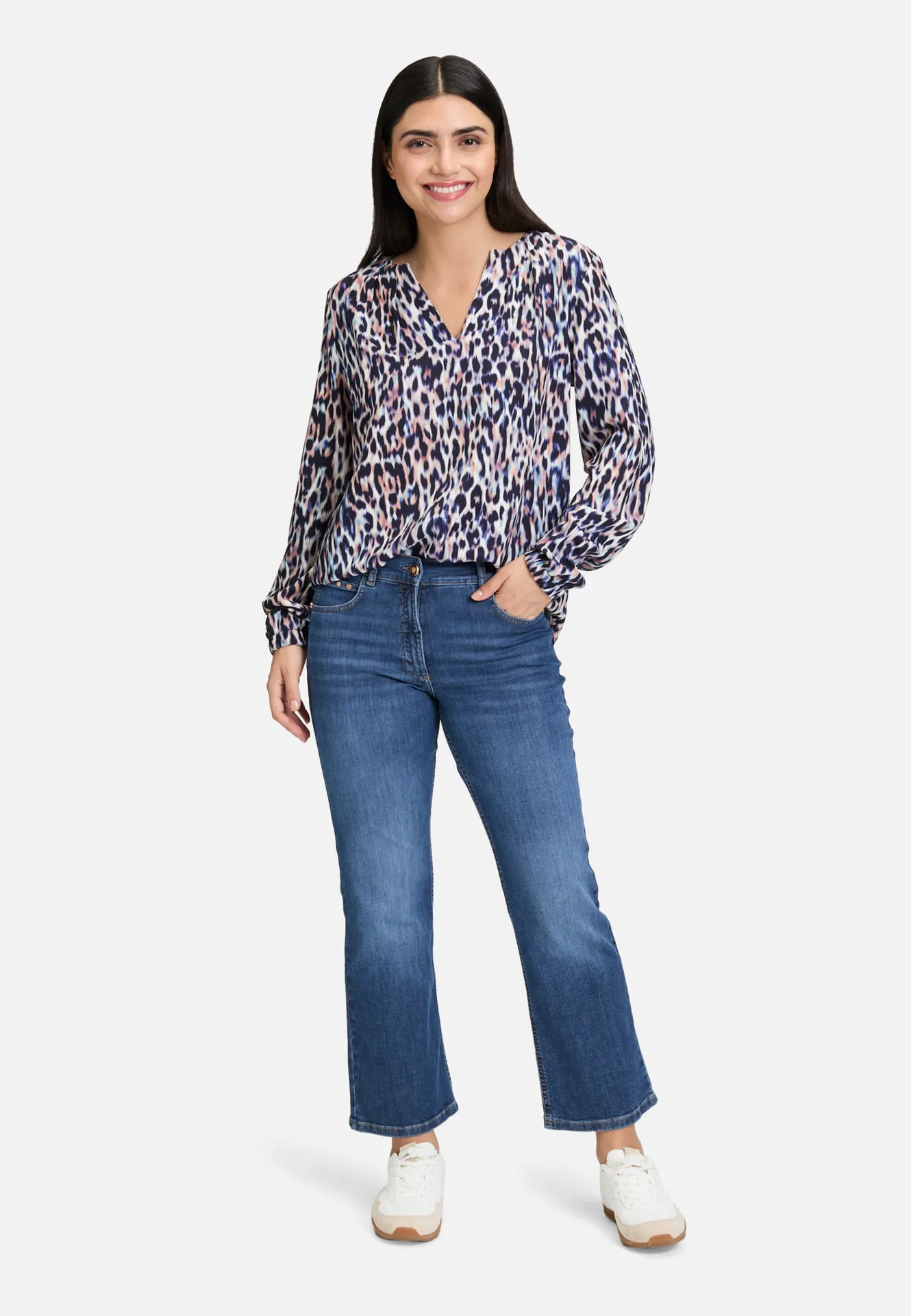 Casual-Hose mit Waschung