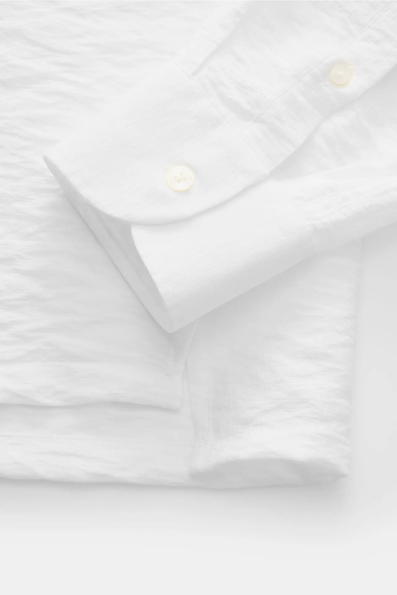 Doppiaa - Herren - Popover-Hemd 'Aapiero' Haifisch-Kragen weiß – Bild 3