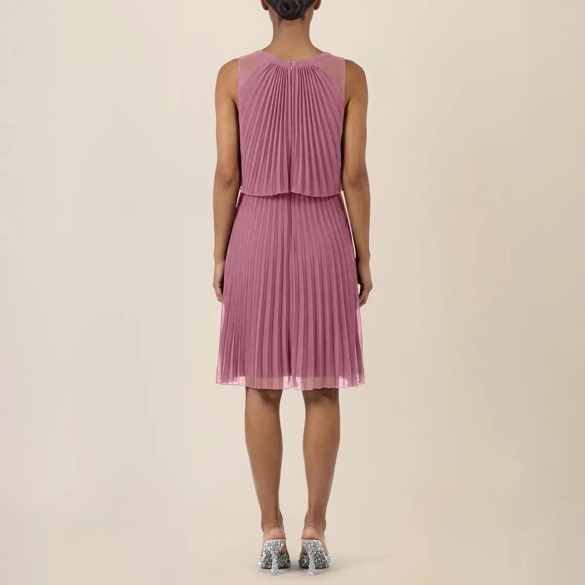 Apart - Chiffonkleid - Größe 34 - rosa – Bild 2