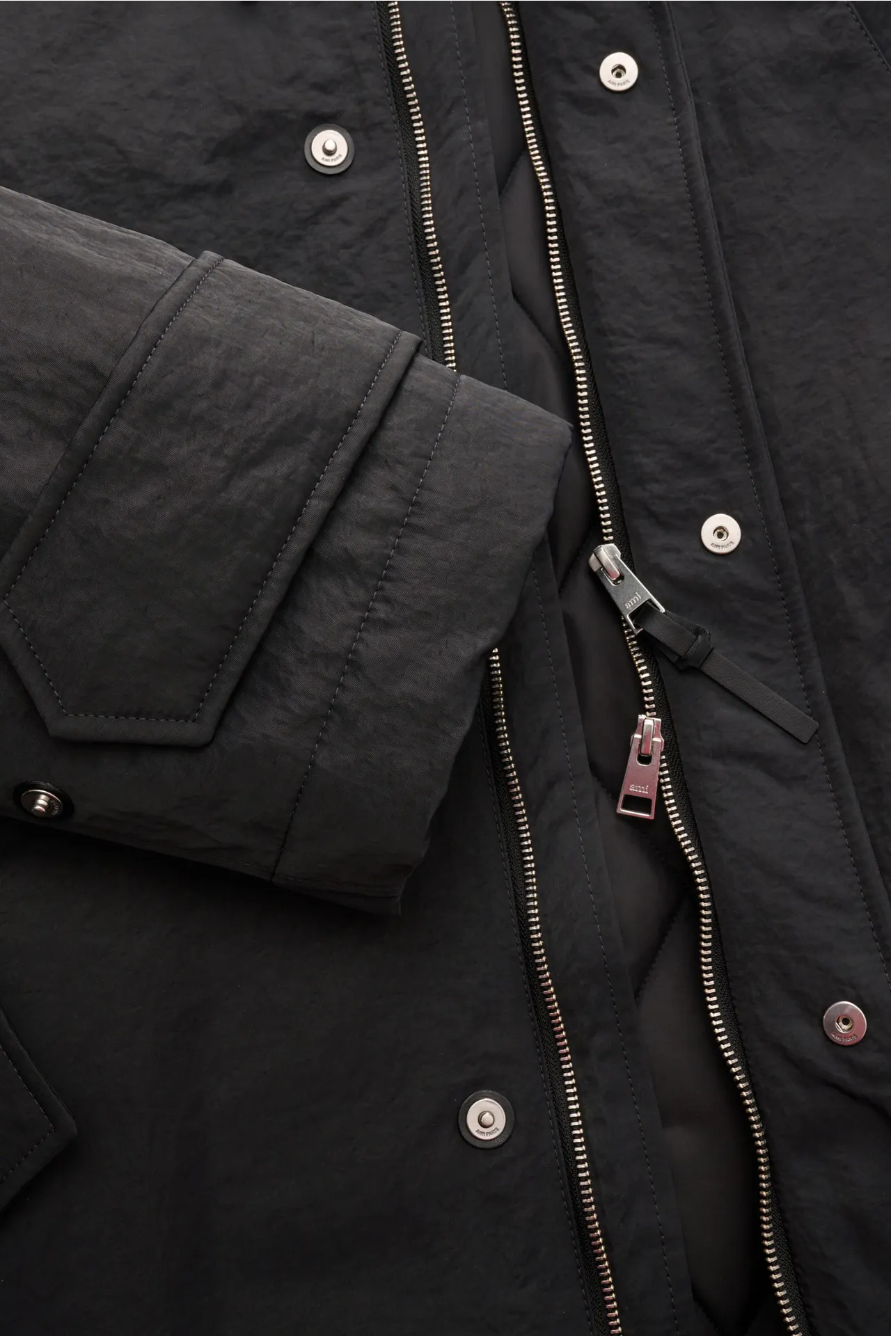 Ami Paris - Herren - Parka anthrazit – Bild 4