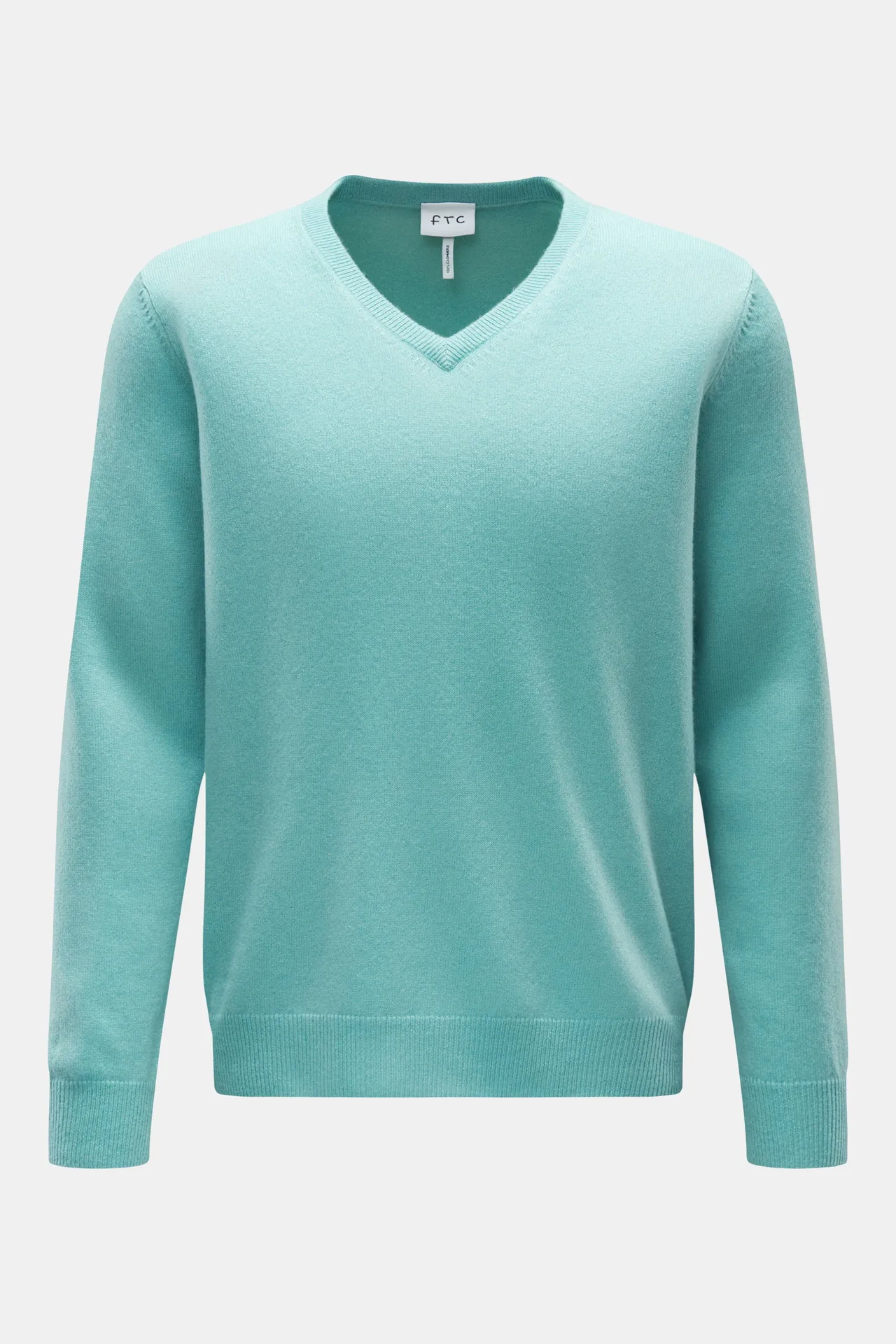 FTC - Herren - Cashmere V-Neck Pullover mintgrün FTC - Herren - Cashmere V-Neck Pullover mintgrün
