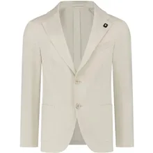 Lardini - Man Jacket Special Line Drop Reg - Größe 48 - weiß Lardini - Man Jacket Special Line Drop Reg - Größe 48 - weiß