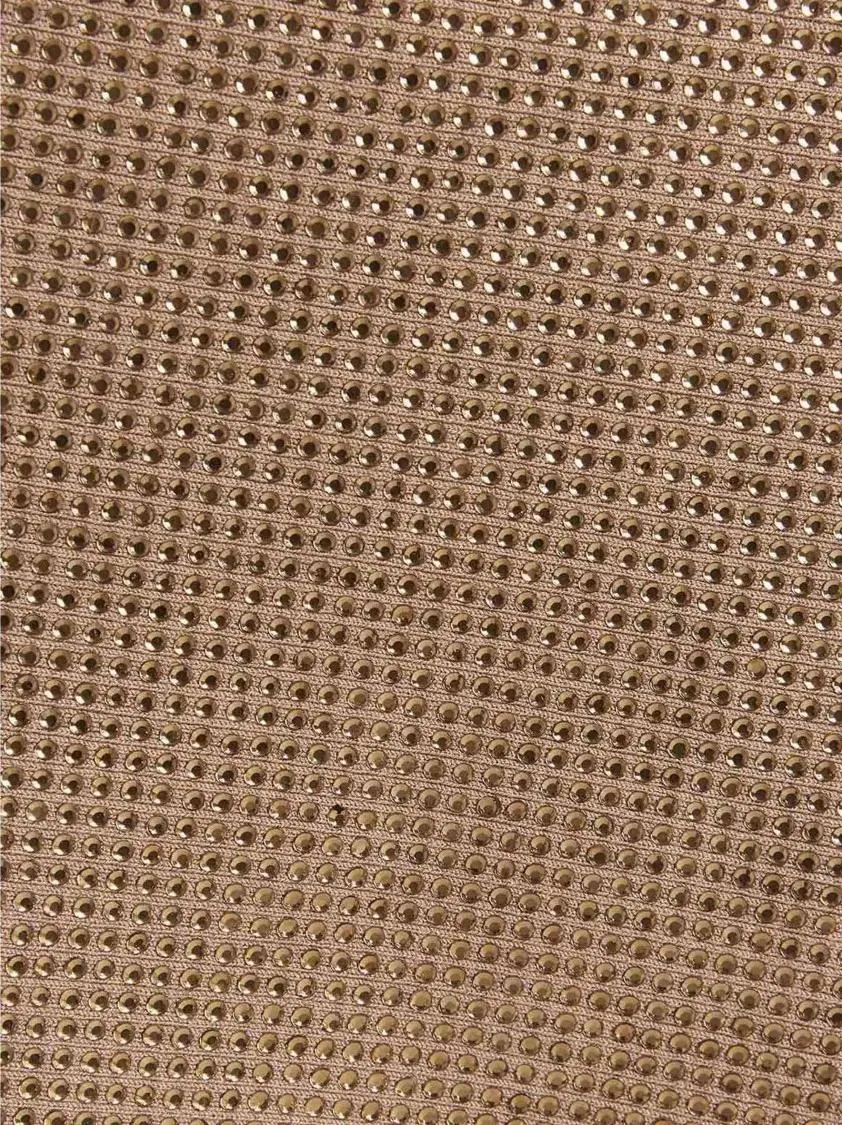 Andreadamo - Sequin Knit Skirt - Größe M - braun – Bild 2