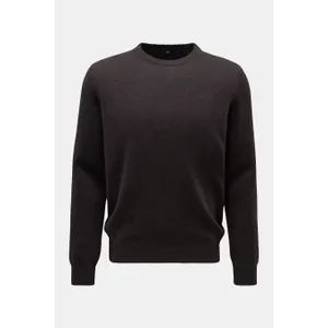 Fedeli - Herren - Cashmere Rundhalspullover graubraun Fedeli - Herren - Cashmere Rundhalspullover graubraun