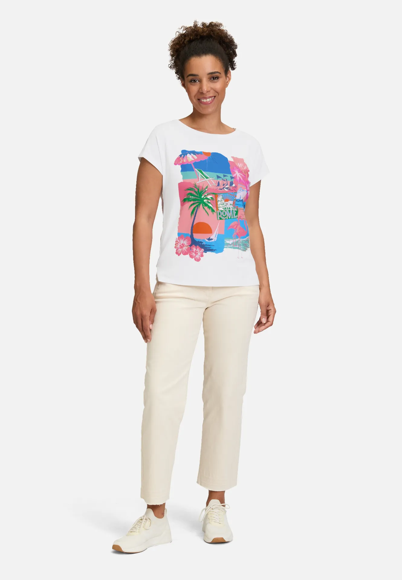 Basic Shirt mit Aufdruck – Bild 2