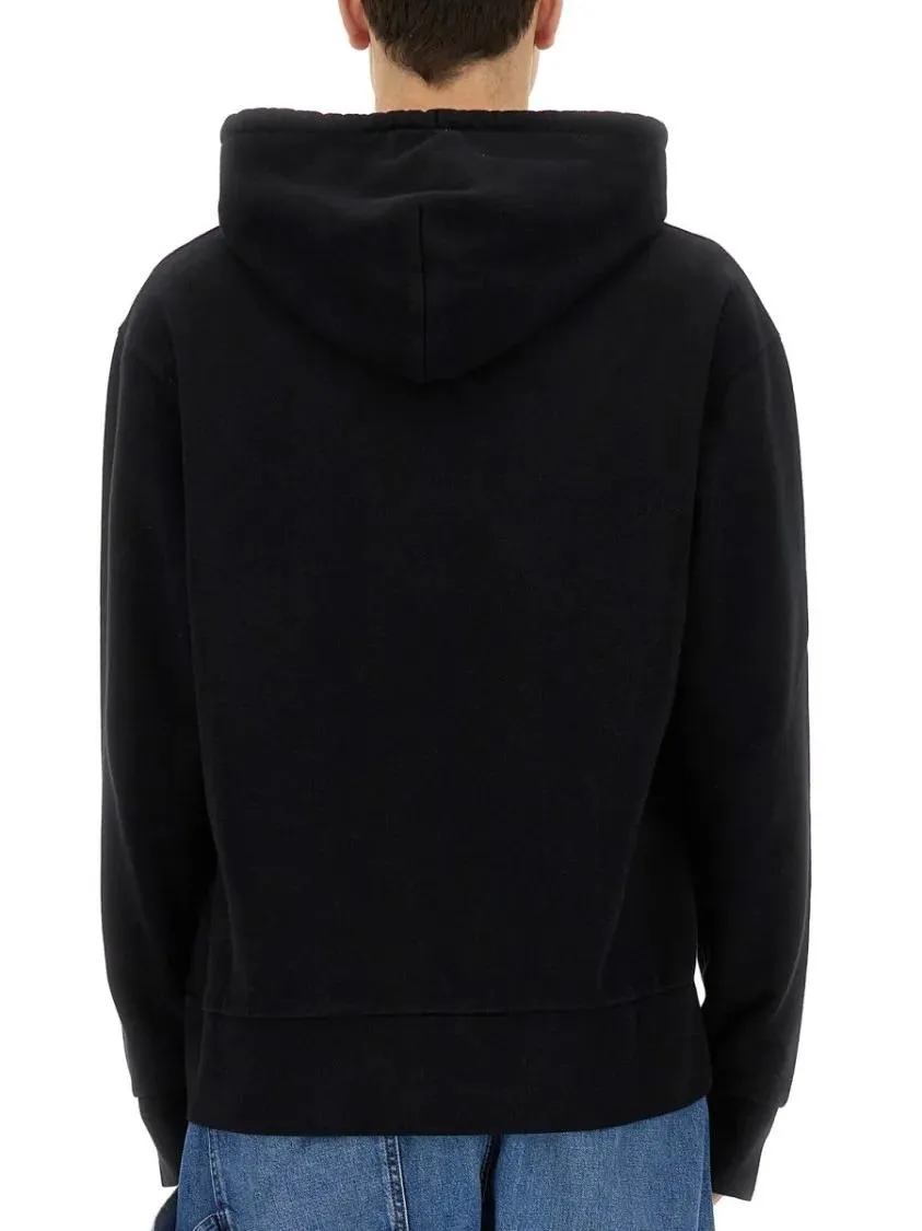 J.W.Anderson - "Gnome" Hooded Sweatshirt - Größe L - schwarz – Bild 3