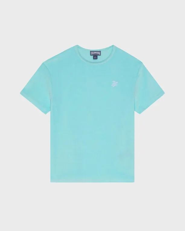 Vilebrequin - Besticktes Turtle Frottee-t-shirt Für Kinder - T-shirt - Georges - Blau - Größe 10 Vilebrequin - Besticktes Turtle Frottee-t-shirt Für Kinder - T-shirt - Georges - Blau - Größe 10