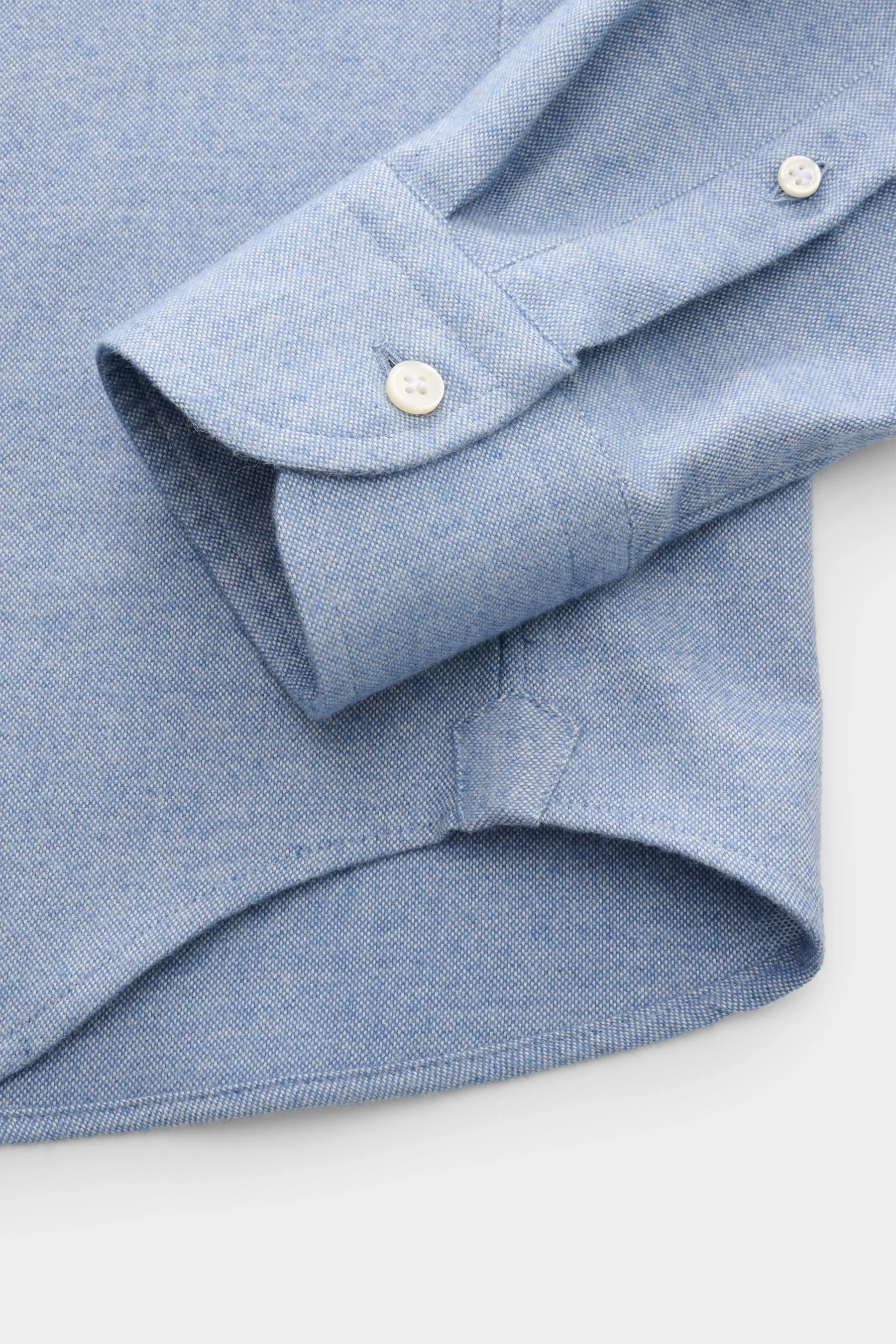 Sonrisa - Herren - Oxford-Hemd Haifisch-Kragen rauchblau – Bild 3