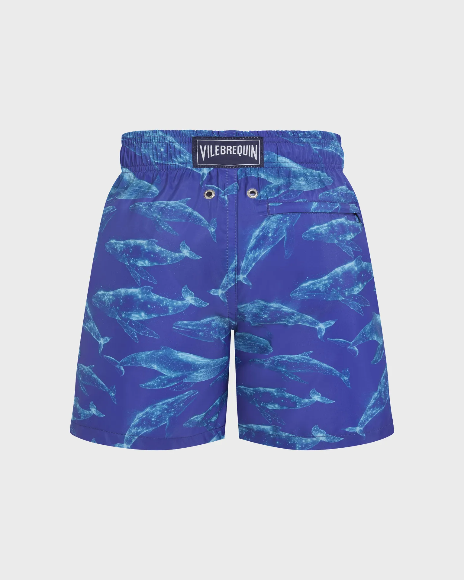 Vilebrequin - Ultraleichte Und Verstaubare Sparkling Whales Badeshorts Für Jungen - Bademode - Jihin - Blau - Größe 6 – Bild 2