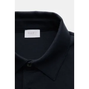 04651/ A trip in a bag - Herren - Longsleeve-Poloshirt dark navy