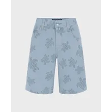 Vilebrequin - Herren Bermudashorts Mit Harzdruck Ronde Des Tortues - Bermuda - Garonne - Blau - Größe 32 Vilebrequin - Herren Bermudashorts Mit Harzdruck Ronde Des Tortues - Bermuda - Garonne - Blau - Größe 32