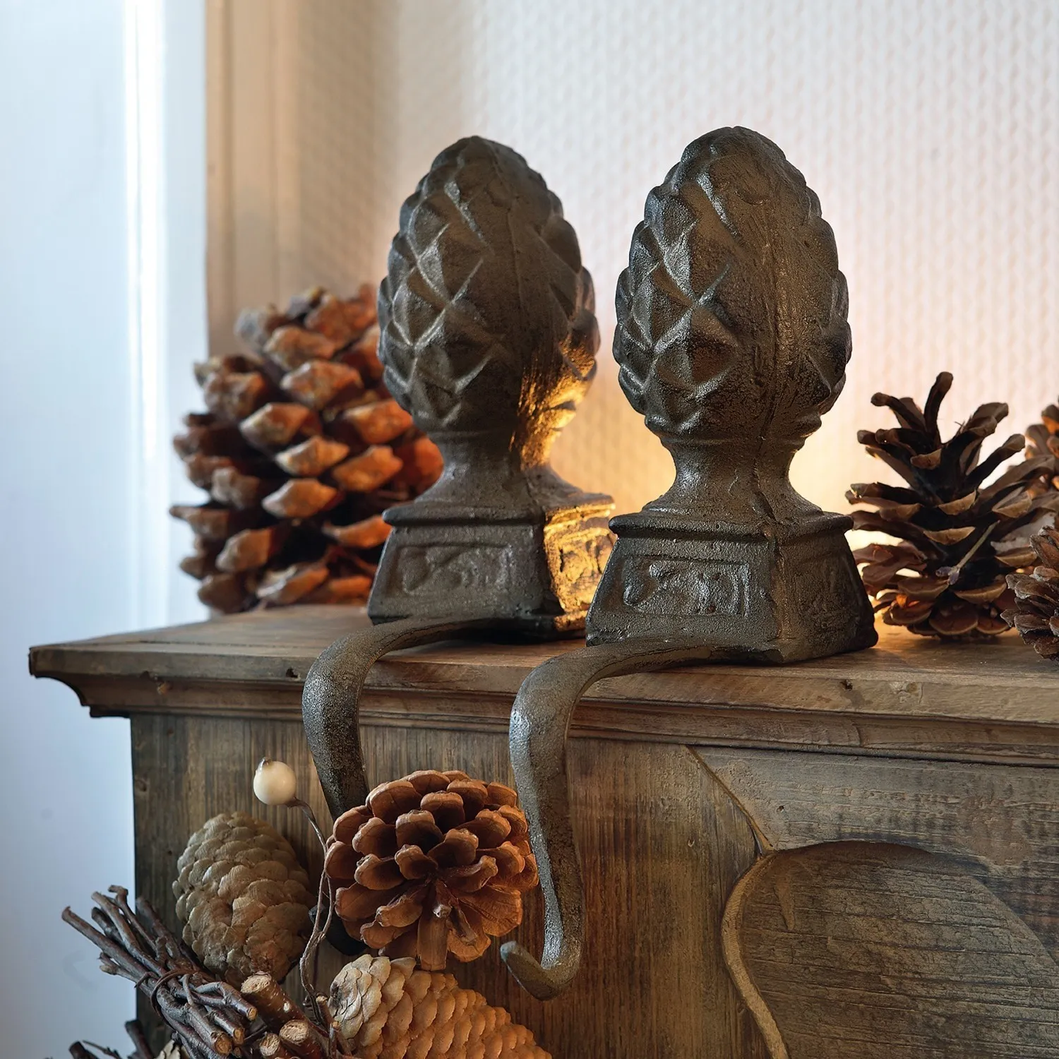 Eisenzapfen 2er Set Lucielle – Bild 2
