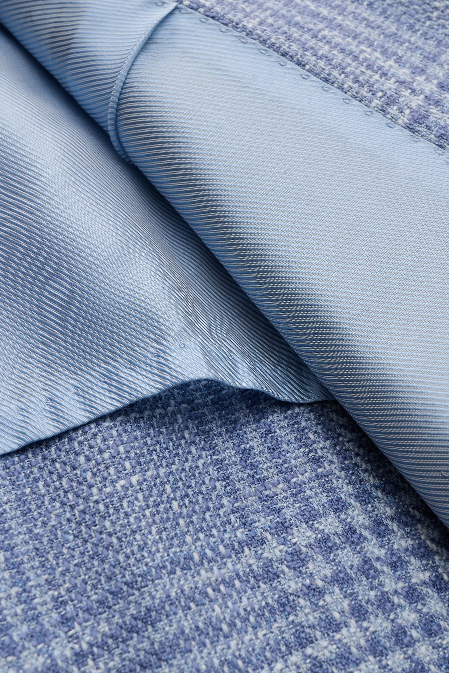 Cesare Attolini - Herren - Sakko blau/rauchblau kariert – Bild 6