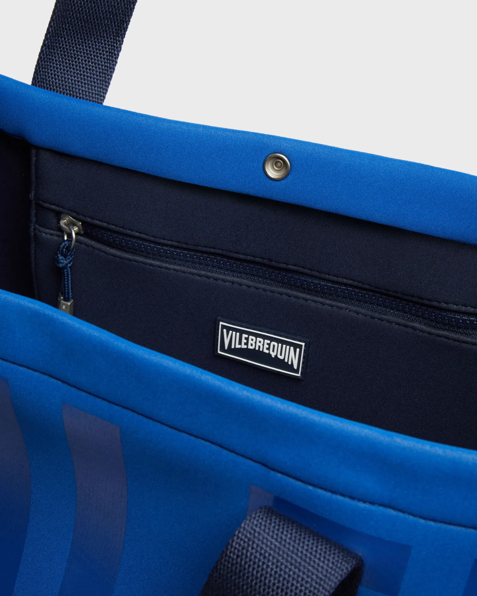 Vilebrequin - Große Solid Unisex-strandtasche Aus Neopren - Strandtasche - Bagsib - Blau - Größe OSFA – Bild 3