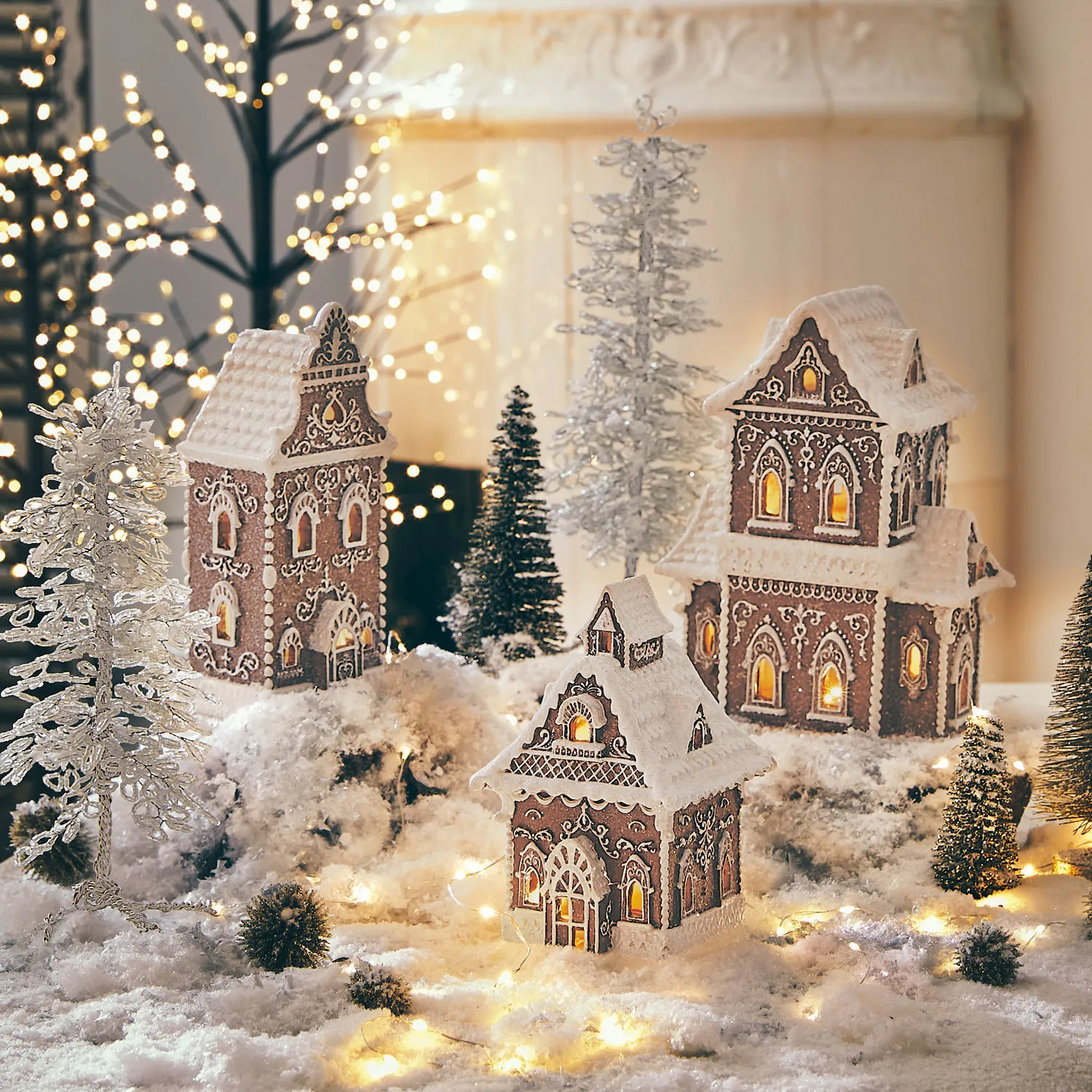 LED-Dekohaus 3er Set Anyama – Bild 4