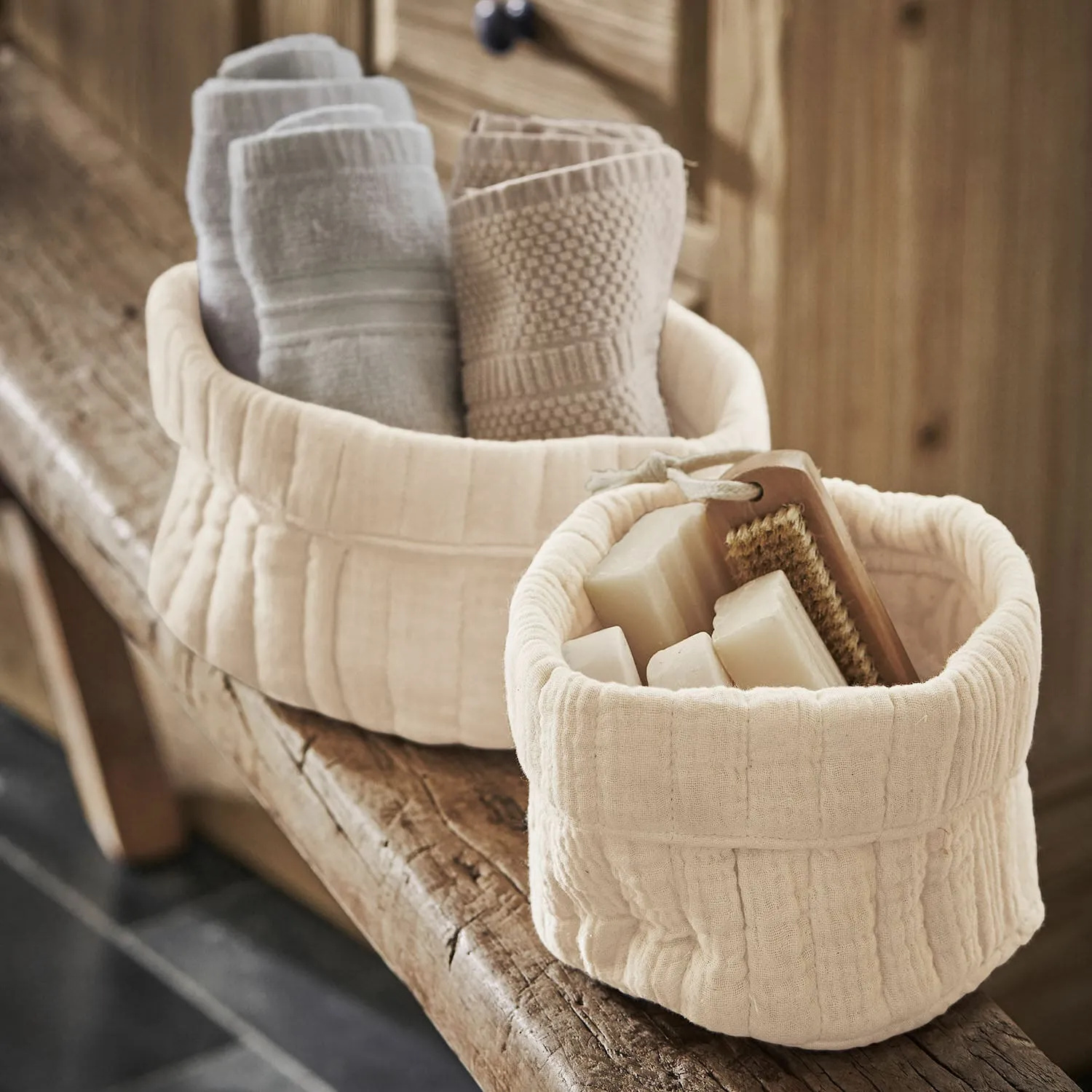 Korb 2er Set Huillé – Bild 2