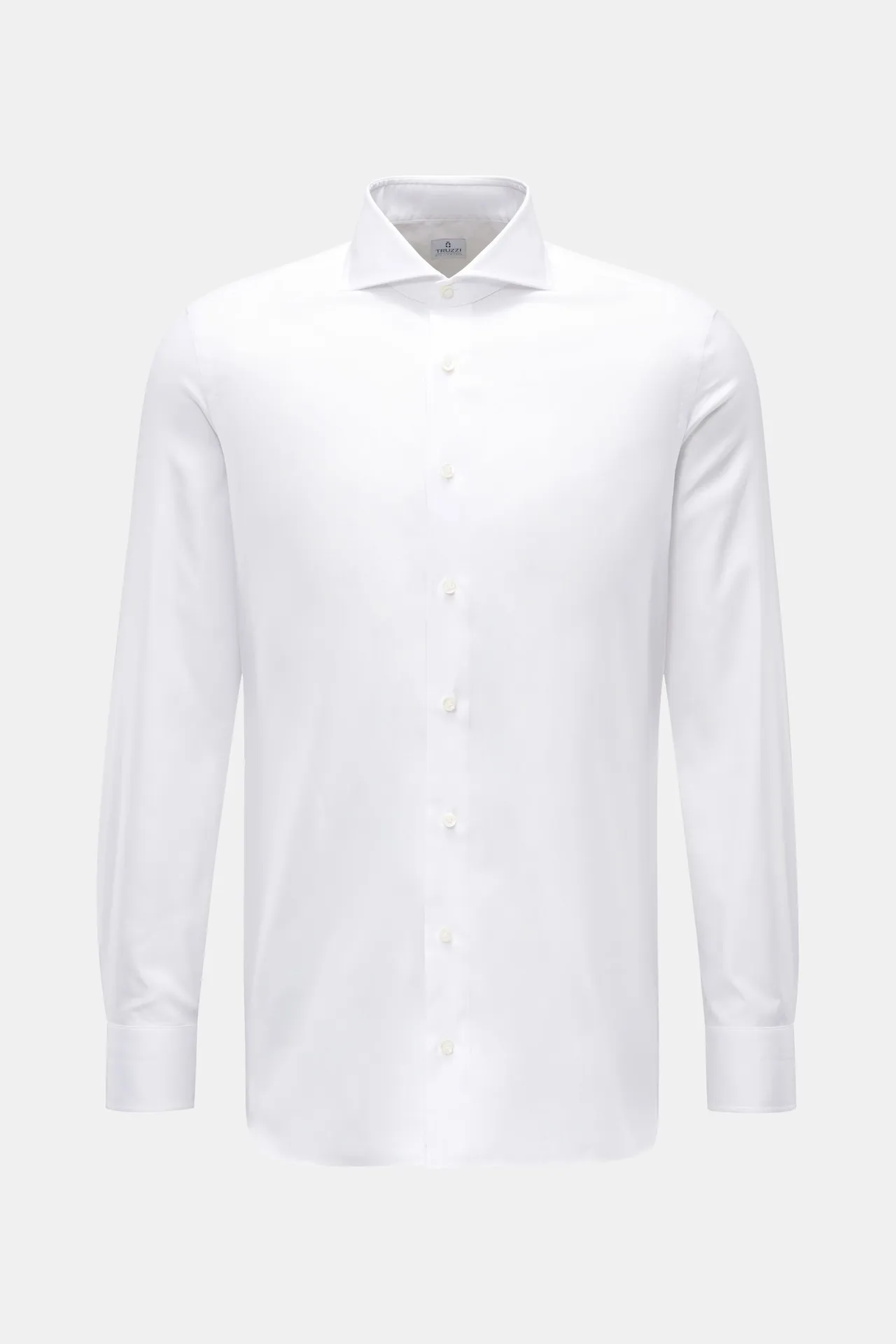 Truzzi - Herren - Oxford Hemd Haifisch-Kragen %27Napoli Busto%27 weiß Truzzi - Herren - Oxford Hemd Haifisch-Kragen %27Napoli Busto%27 weiß