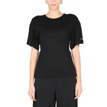 Stella McCartney - Crew-Neck T-Shirt With Chain Detail - Größe 38 - schwarz Stella McCartney - Crew-Neck T-Shirt With Chain Detail - Größe 38 - schwarz