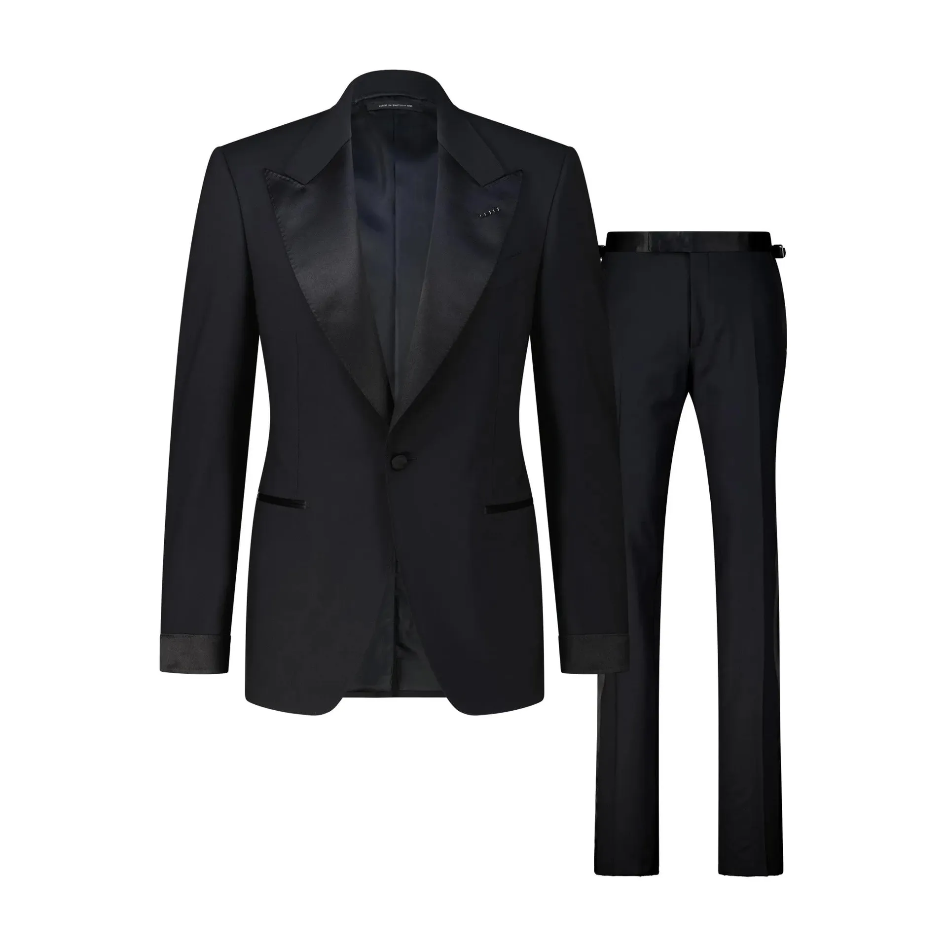 Tom Ford - Smoking aus Wolle - Größe 52 - schwarz Tom Ford - Smoking aus Wolle - Größe 52 - schwarz