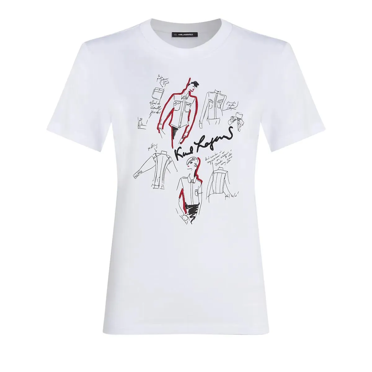 Karl Lagerfeld - KARL SERIES T-SHIRT T-shirt - Größe XL - weiß Karl Lagerfeld - KARL SERIES T-SHIRT T-shirt - Größe XL - weiß
