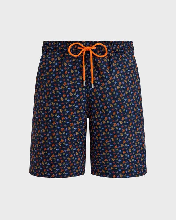 Vilebrequin - Lange Micro Ronde Des Tortues Badeshorts Für Herren - Bademode - Okoa - Orange - Größe XL Vilebrequin - Lange Micro Ronde Des Tortues Badeshorts Für Herren - Bademode - Okoa - Orange - Größe XL