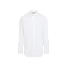 Balenciaga - White Cotton Shirt With Pointed Collar - Größe 50 - weiß Balenciaga - White Cotton Shirt With Pointed Collar - Größe 50 - weiß