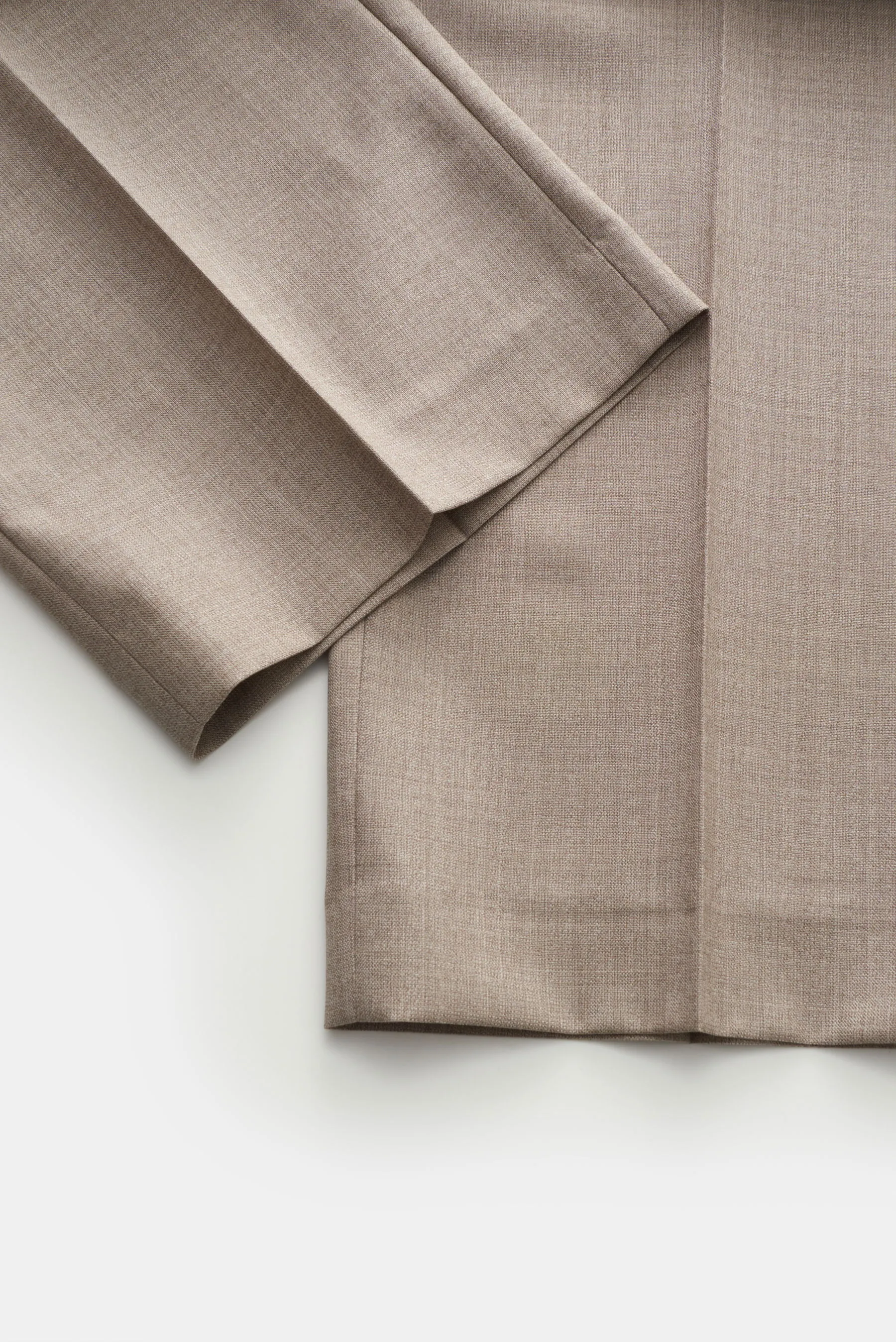 Ami Paris - Herren - Wollhose beige meliert – Bild 5