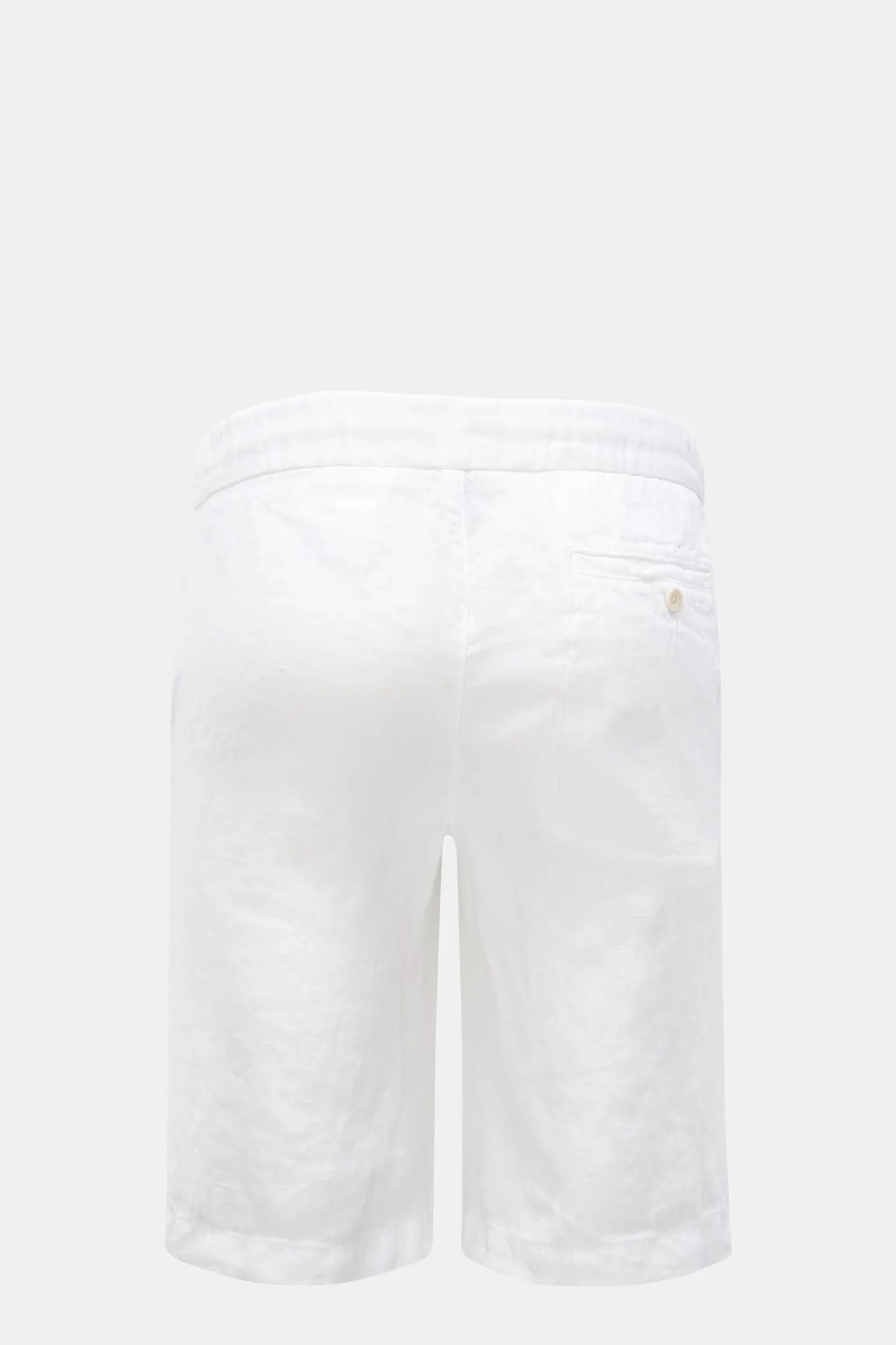 04651/ A trip in a bag - Herren - Leinen-Bermudas 'Linen Bermuda' weiß – Bild 3