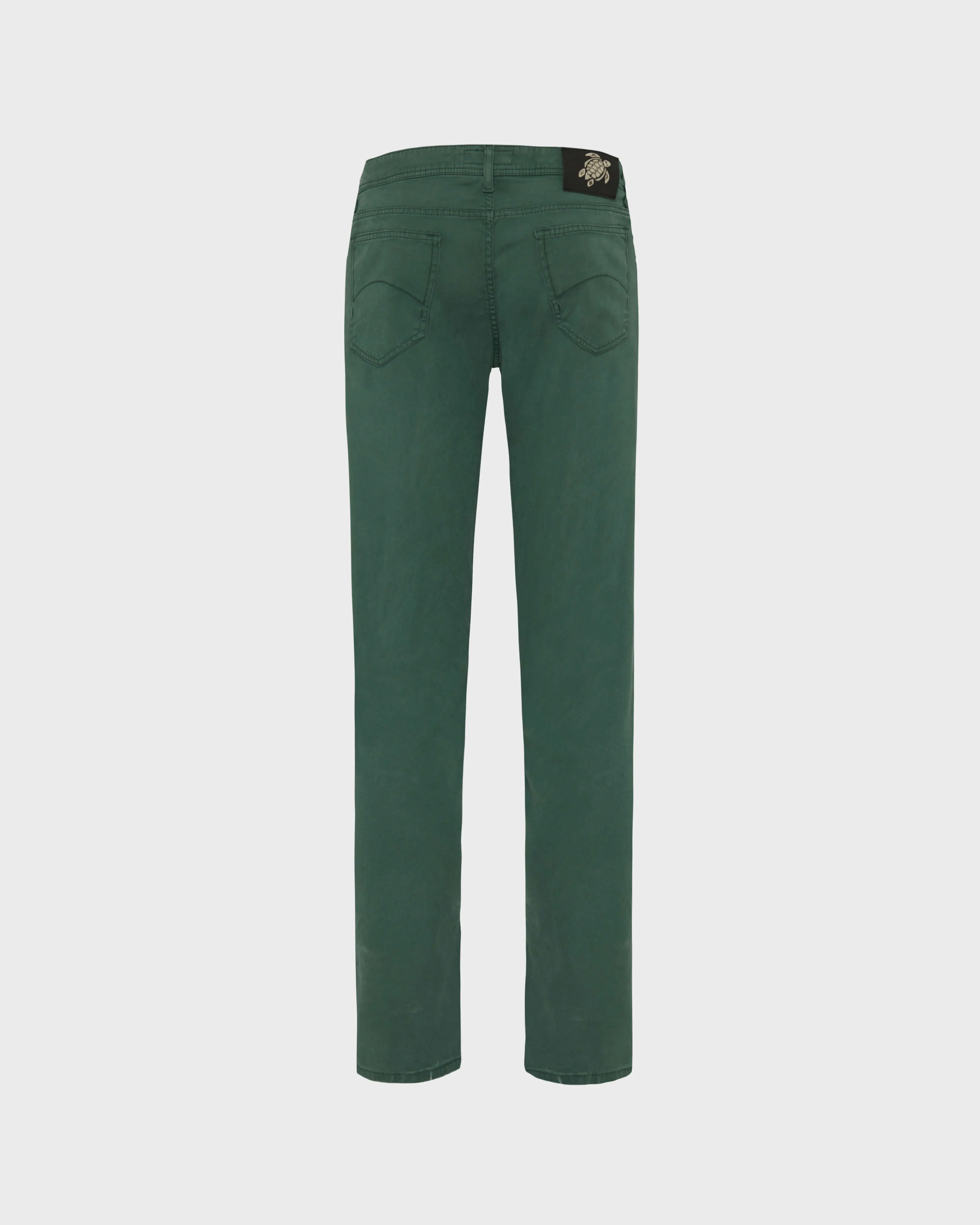 Vilebrequin - Herrenhose Aus Tencel-gabardine Im 5-taschen-design - Jeanshose - Gbetta18 - Grün - Größe 34 – Bild 2