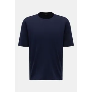 Roberto Collina - Herren - Feinstrick Kurzarmpullover navy Roberto Collina - Herren - Feinstrick Kurzarmpullover navy