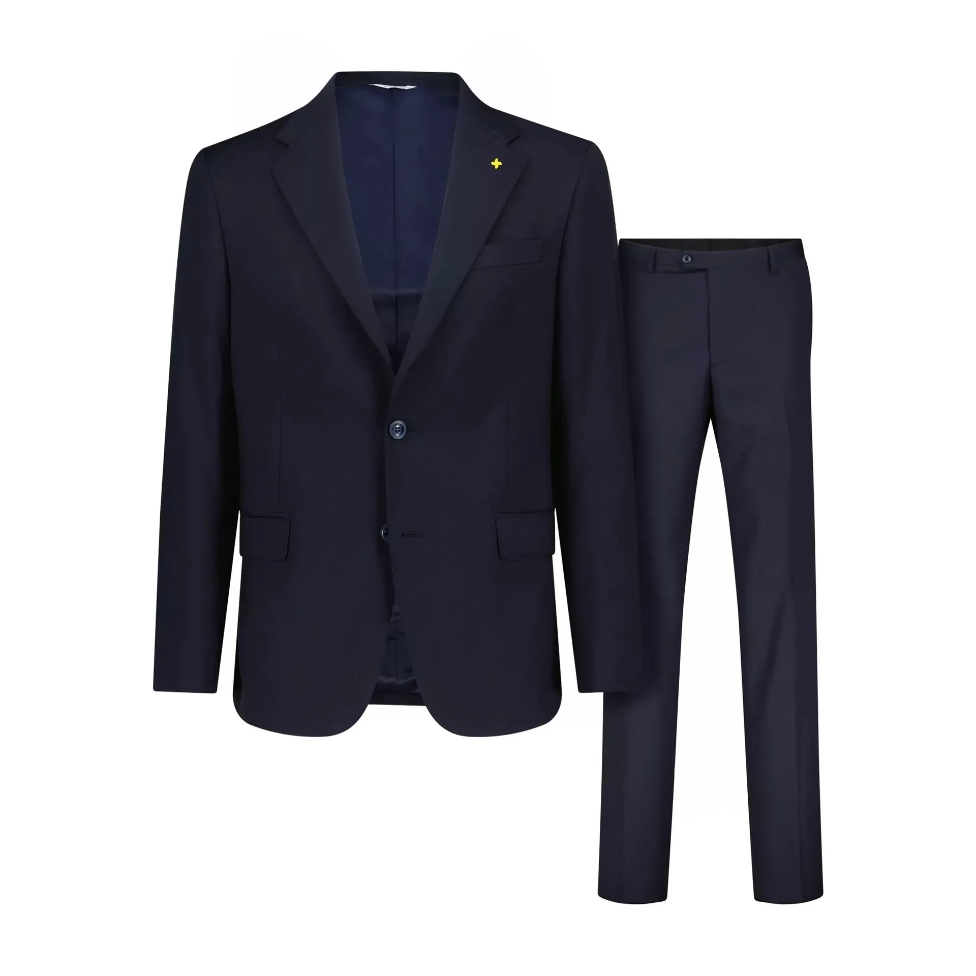 Alessandro Gilles - Zweiteiliger Anzug aus Schurwoll-Mix 4770238231381 - Größe 54 - black Alessandro Gilles - Zweiteiliger Anzug aus Schurwoll-Mix 4770238231381 - Größe 54 - black