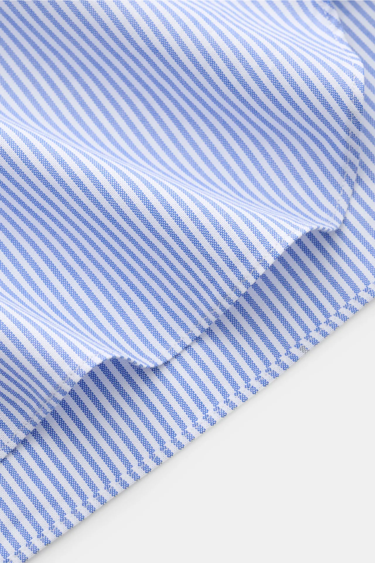 Giampaolo - Herren - Casual Hemd Haifisch-Kragen blau/weiß gestreift – Bild 4